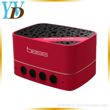 New Cheapest Popular Portable Outdoor Red Bluetooth Speakers (YWD-Y20)